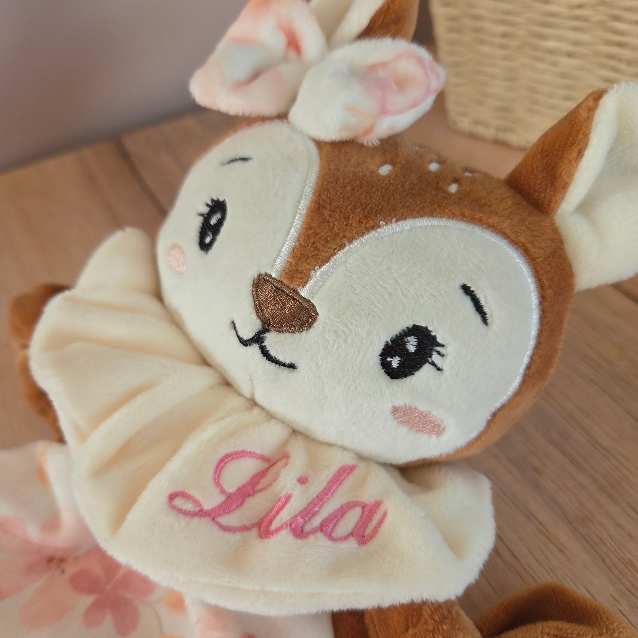 Doudou Biche Personnalisable