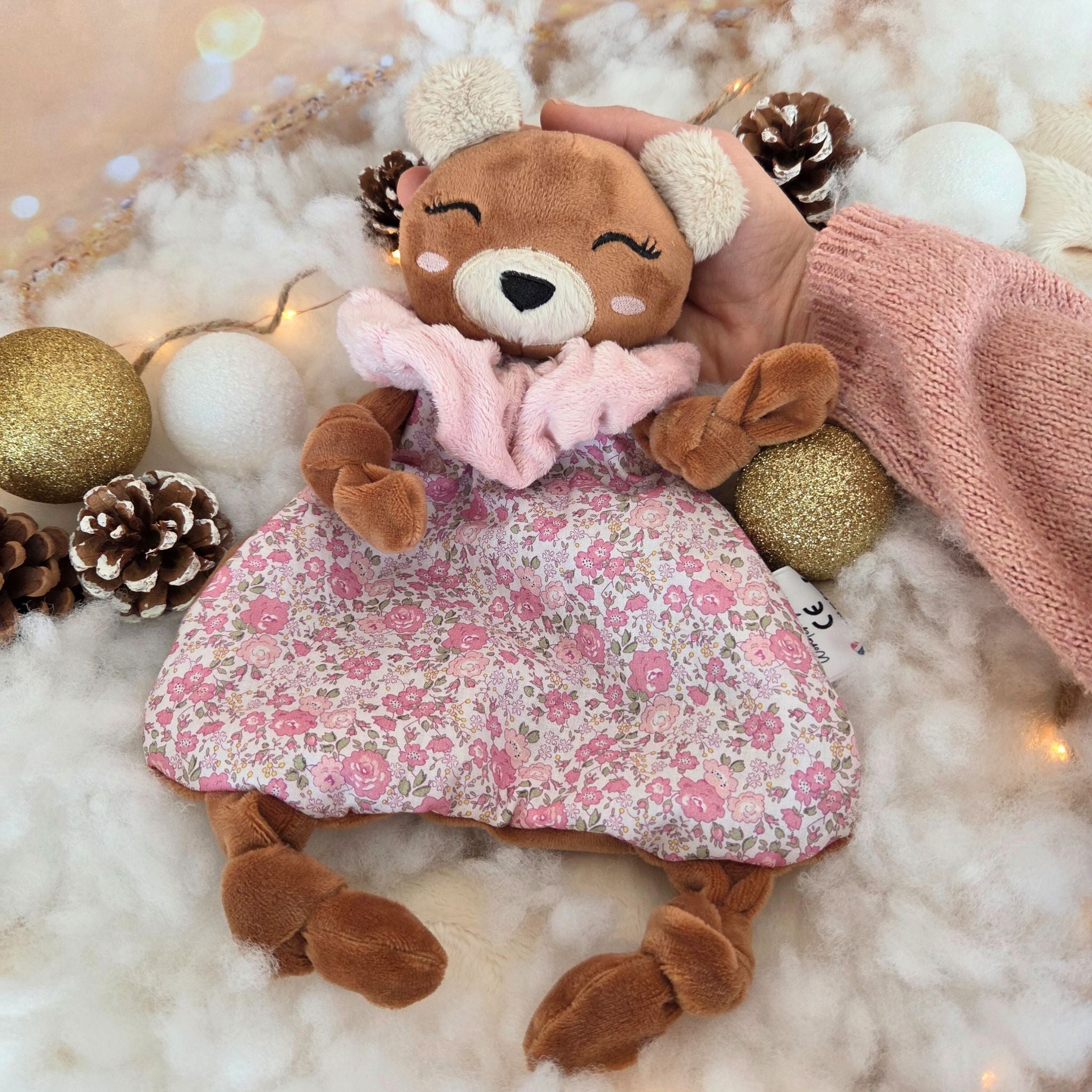 Doudou Ours Brun Personnalisable