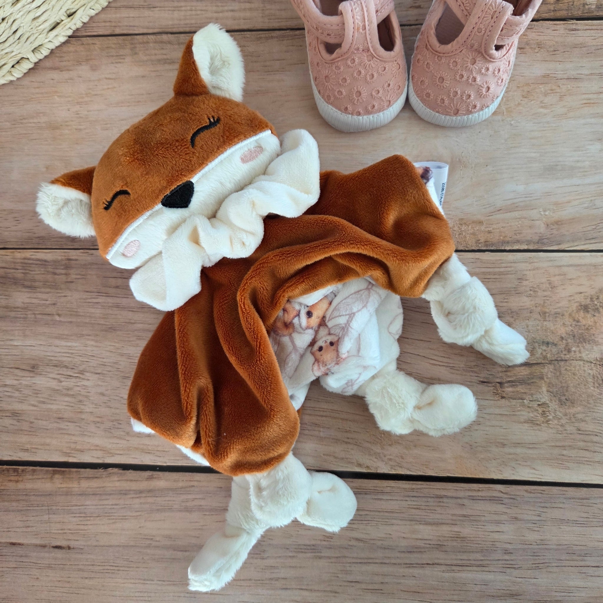 Doudou Renard Roux Personnalisable