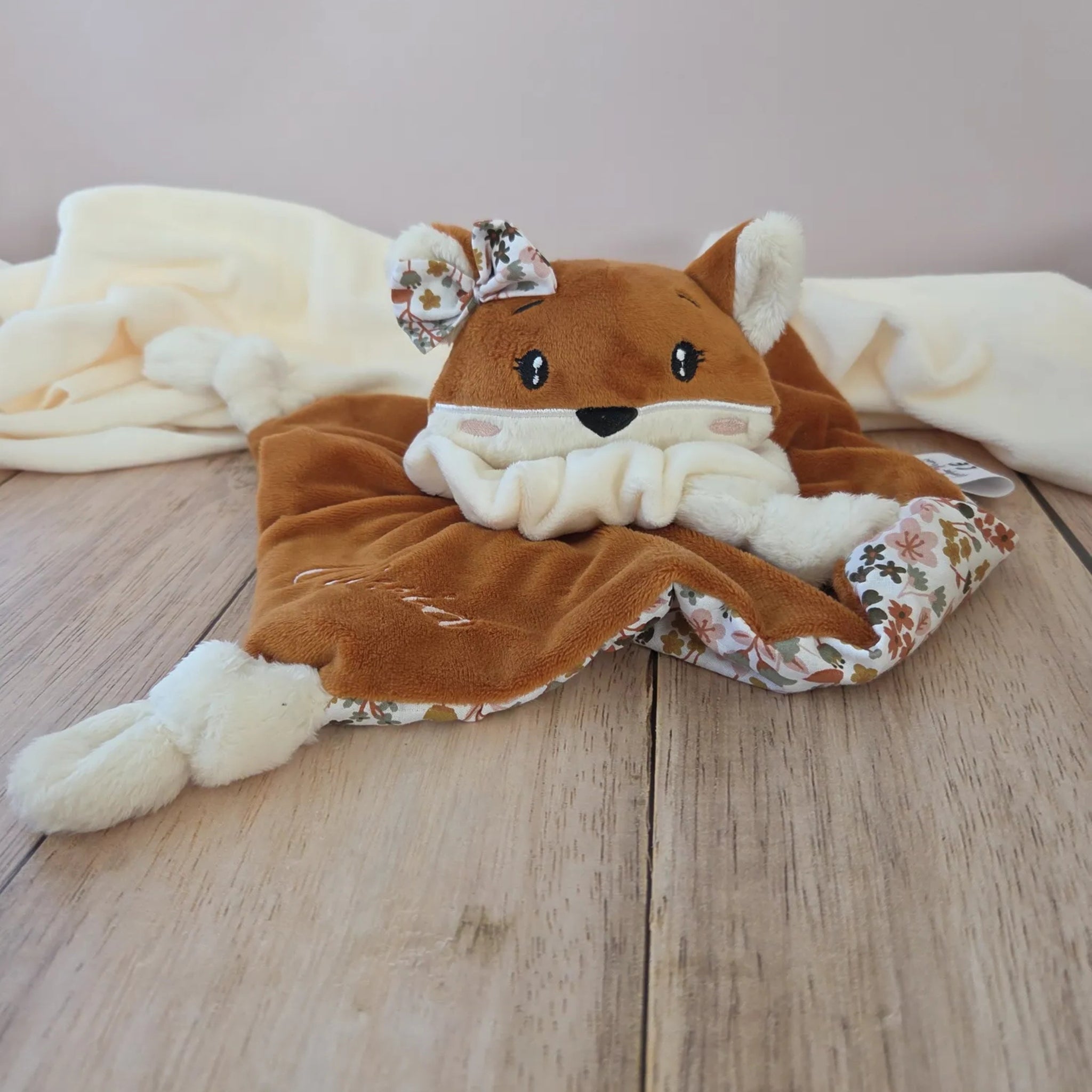 Doudou Renard Roux Personnalisable
