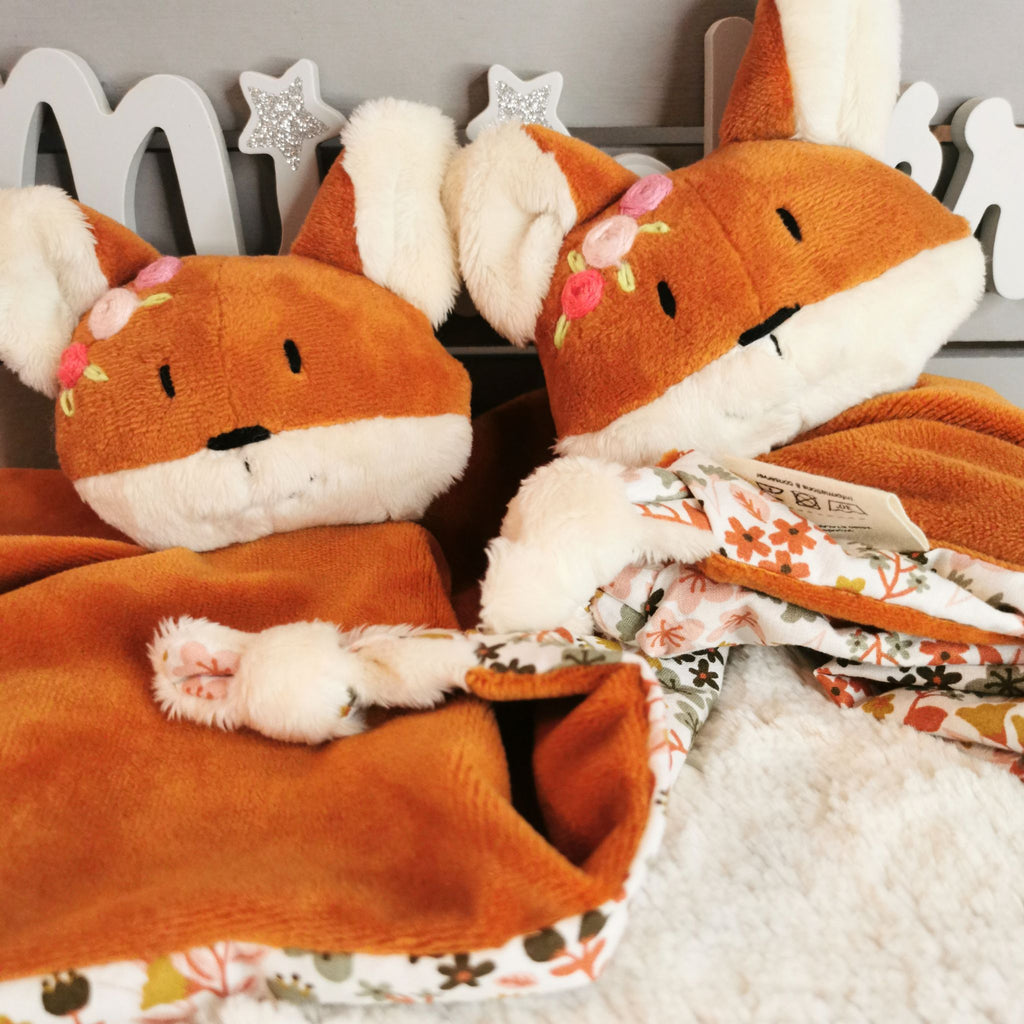 Doudou Renard Roux Personnalisable