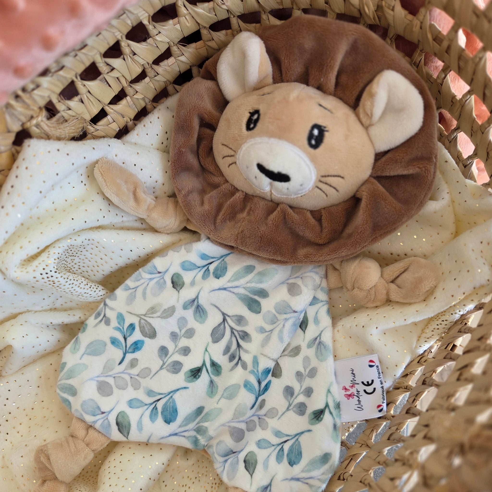 Doudou Lion Personnalisé Fait Main