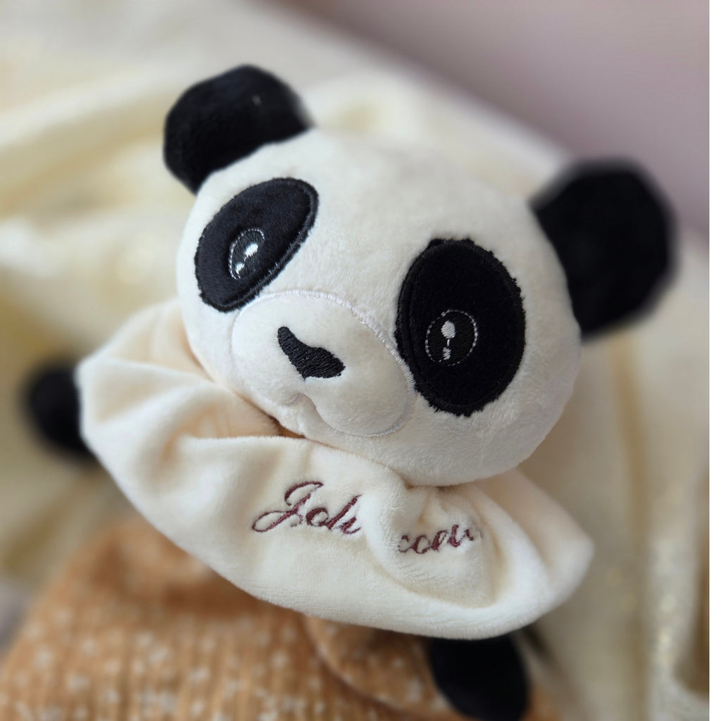 Doudou Panda personnalisé - fait main