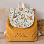 Sac à dos à dos enfant personnalisable - Camel