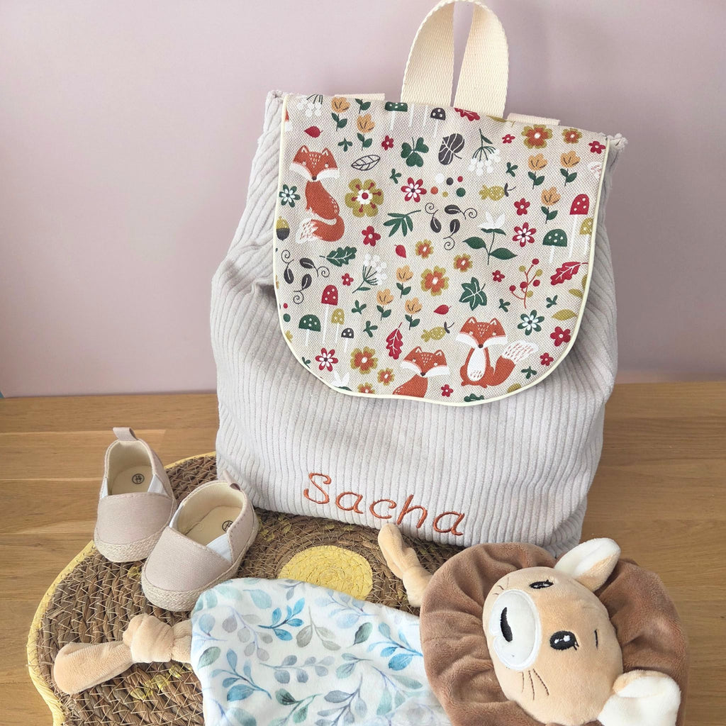 Sac à dos à dos enfant personnalisable - Lin