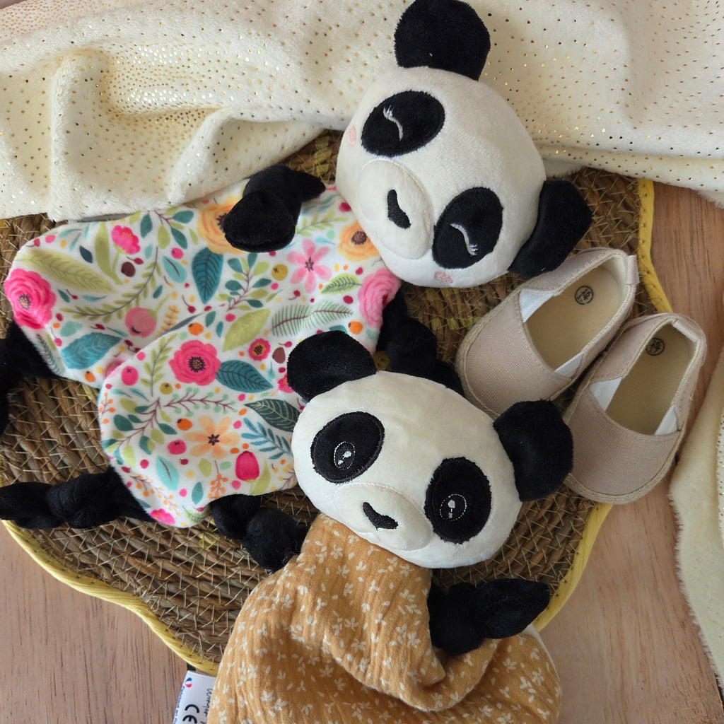 Doudou Panda personnalisé - fait main