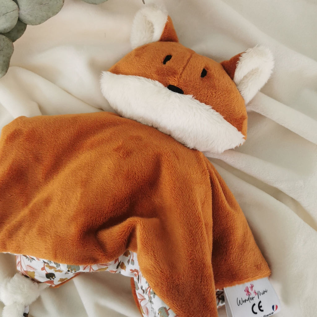 Doudou Renard Roux Personnalisable