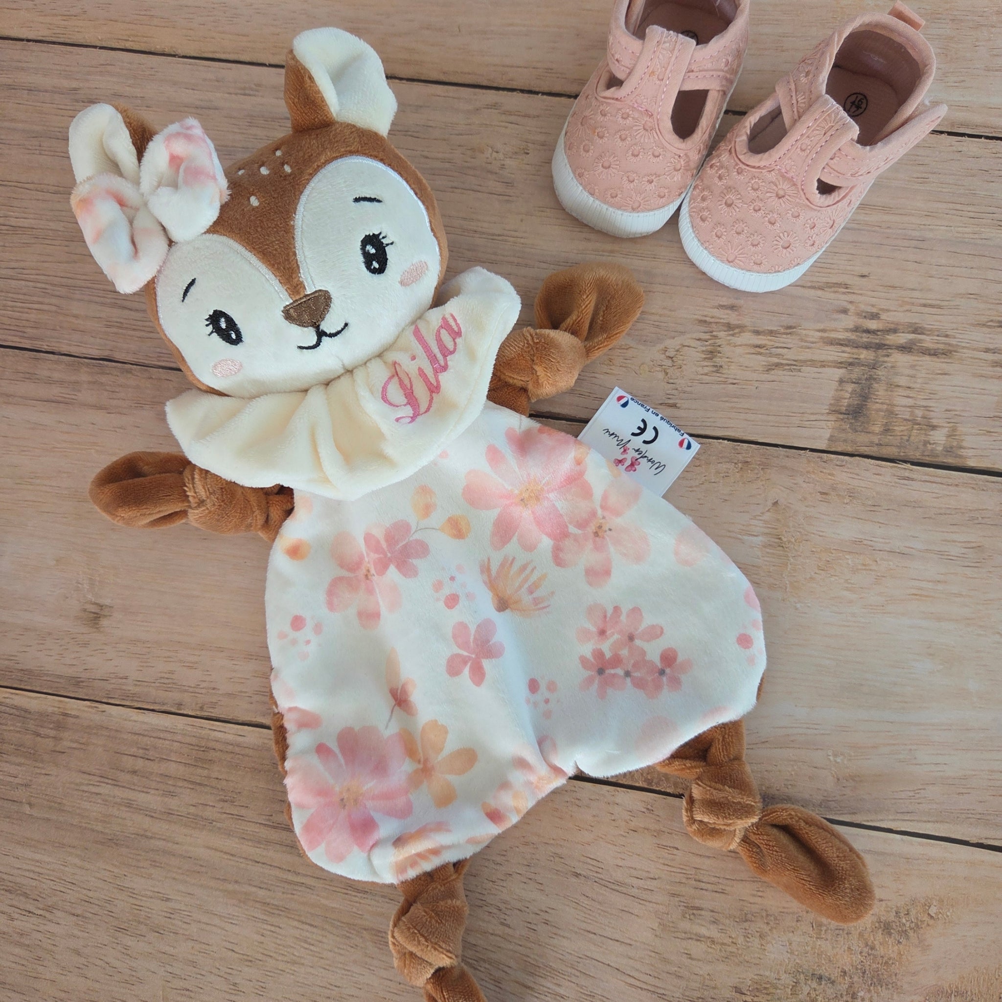 Doudou Biche Personnalisable