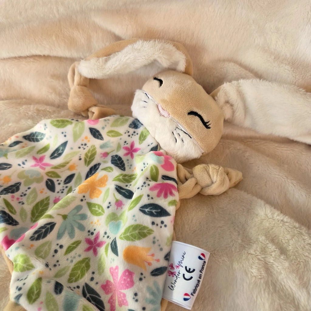 Doudou Lapin Beige Personnalisé