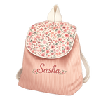 Sac à dos à dos enfant personnalisable - Corail