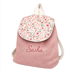 Sac à dos à dos enfant personnalisable - Rose blush