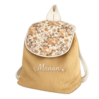 Sac à dos à dos enfant personnalisable - Camel