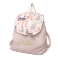 Sac à dos à dos enfant personnalisable - Rose Clair