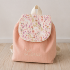 Sac à dos à dos enfant personnalisable - Corail